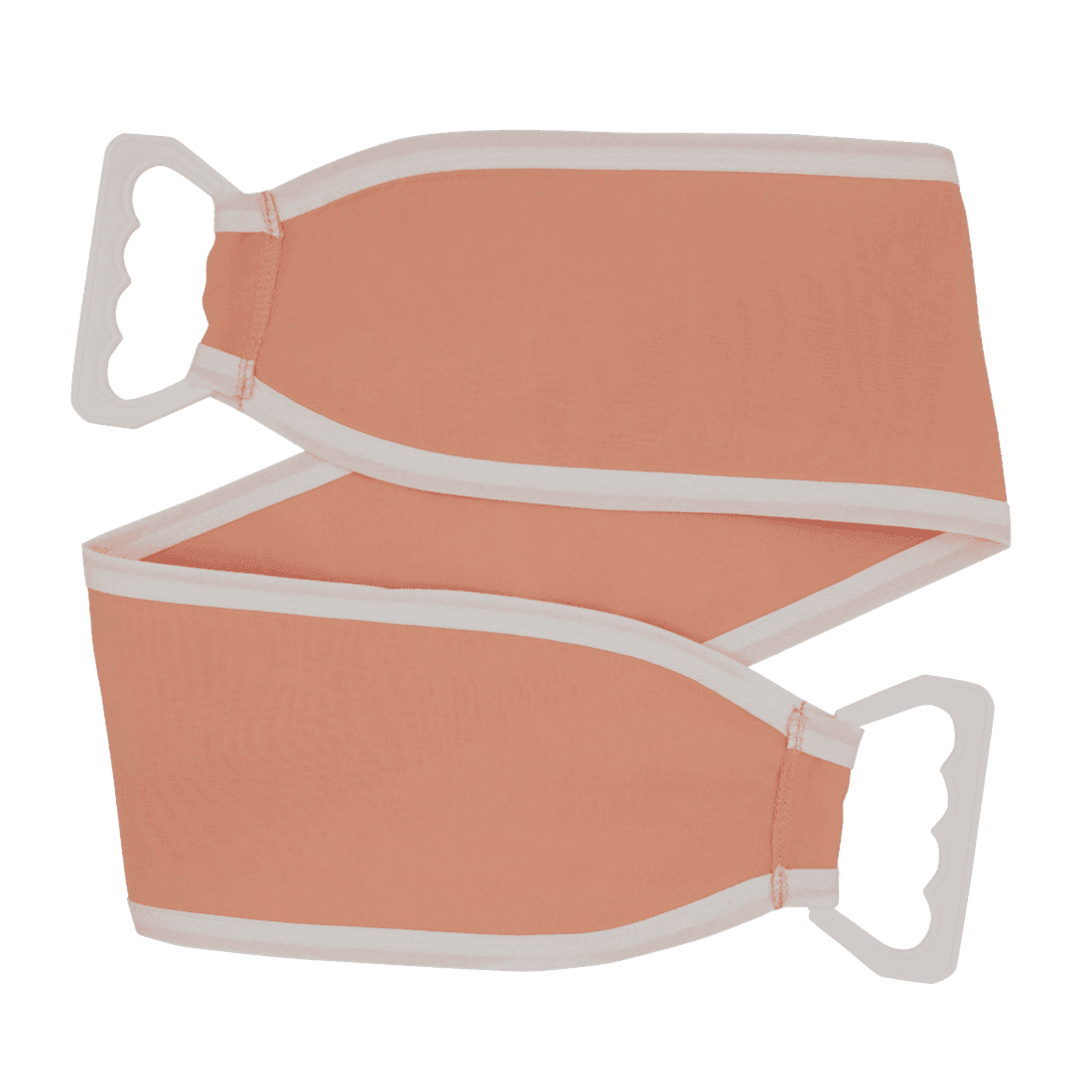 Plant-Silk Back Exfoliator Strap - Salmon Pink