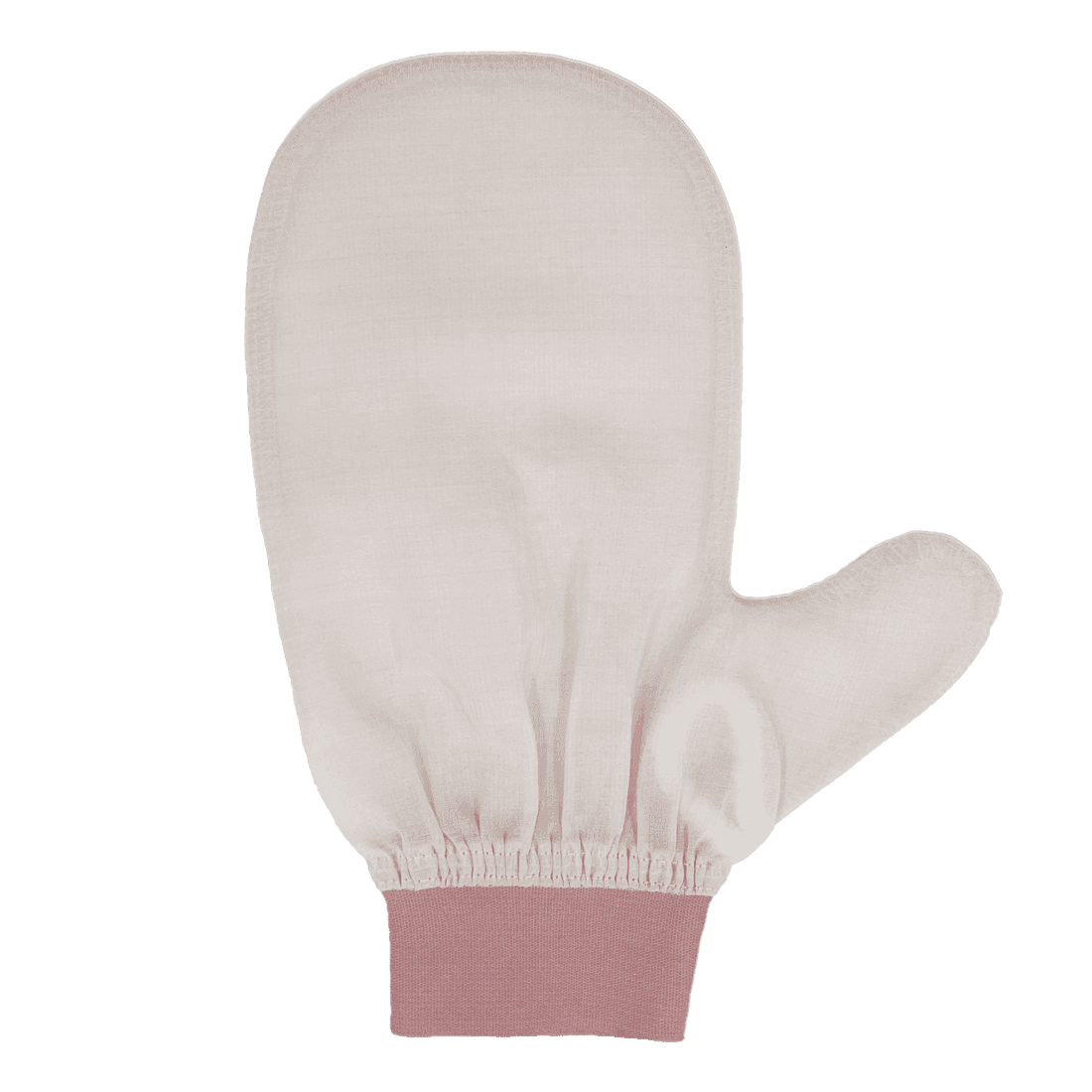 Raw Silk Body Exfoliating Mitt — Thumb Design