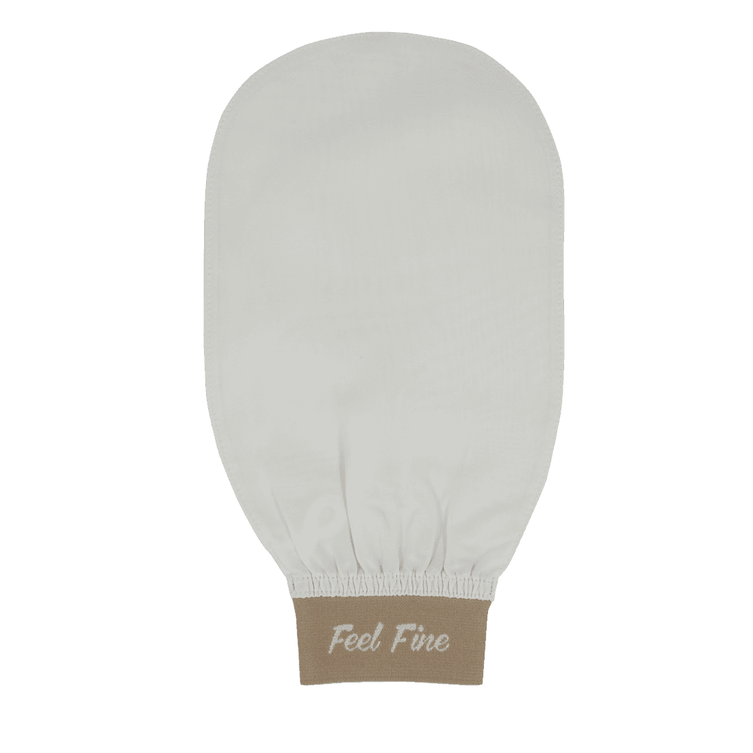Natural Plant Silk Exfoliating Glove — Vegan Hammam Kese (White)