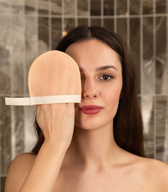 Plant Silk Face Mitt - Vegan Gentle Facial Exfoliator