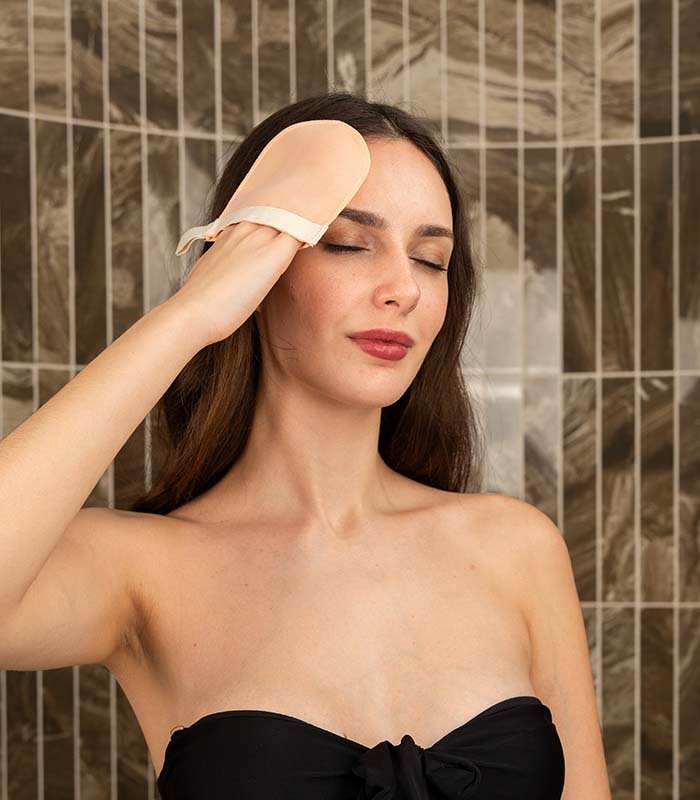 Plant Silk Face Mitt - Vegan Gentle Facial Exfoliator