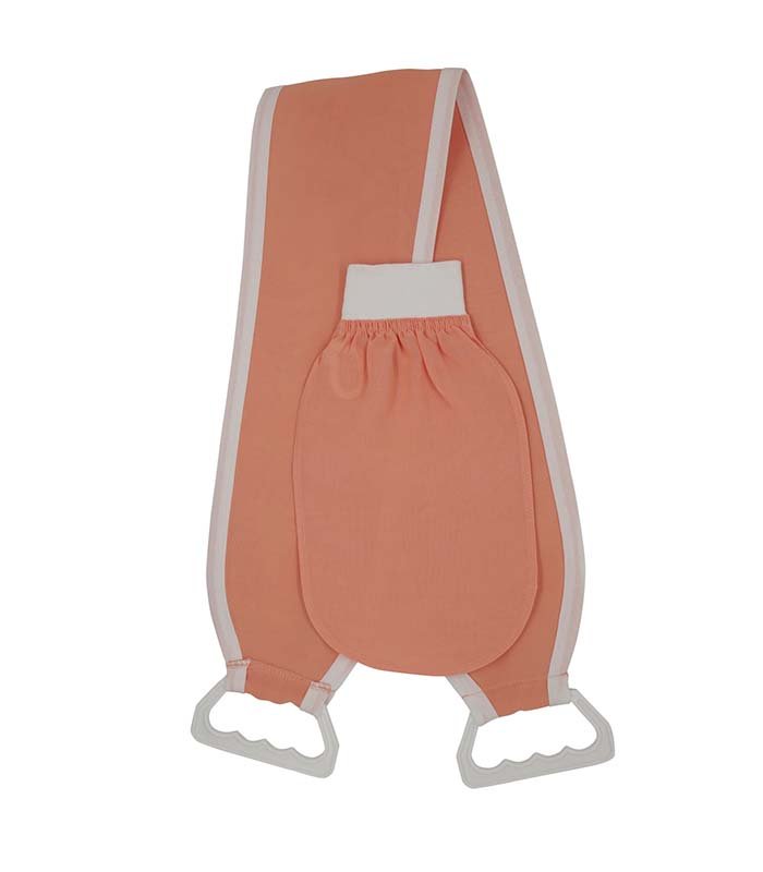 Plant-Silk Back Exfoliator Strap - Salmon Pink