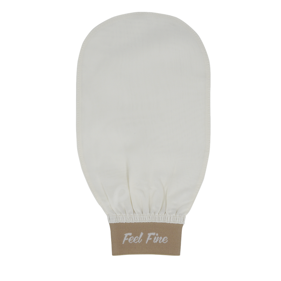 Natural Plant Silk Exfoliating Glove — Vegan Hammam Kese (White)