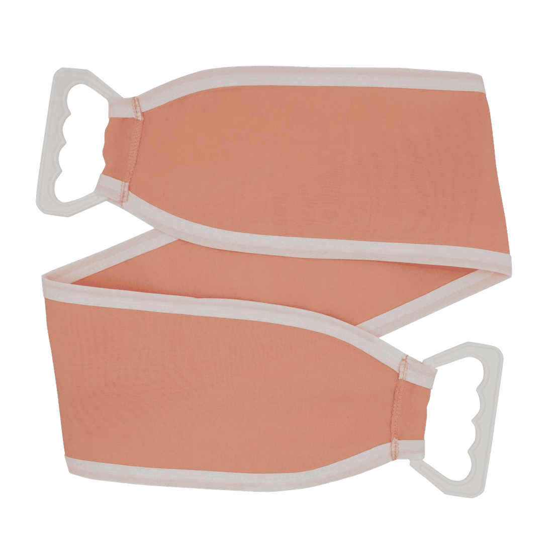 Plant-Silk Back Exfoliator Strap - Salmon Pink